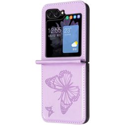 Mobigear Butterfly Samsung Galaxy Z Flip 7 FE Etui plecki - Fioletowy