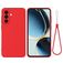 Mobigear Rubber Touch Samsung Galaxy S26 Silikone Bagsidecover - Rød