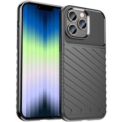 Mobigear Groove iPhone 14 Plus TPU flexible Carcasa - Negro