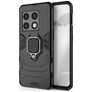 Mobigear Armor Ring OnePlus 10 Pro Funda Plástico rígido Carcasa Antigolpes con anillo - Negro
