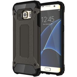 Mobigear Outdoor Samsung Galaxy S7 Edge Fodral Hårdplast Skal Stötsäkert - Svart