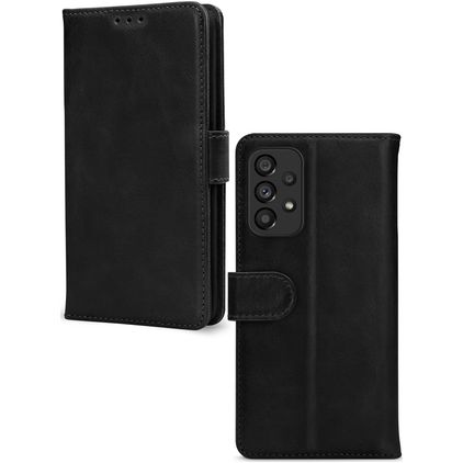 Mobilize Wallet Samsung Galaxy A53 Genuine Leather Wallet case - Black