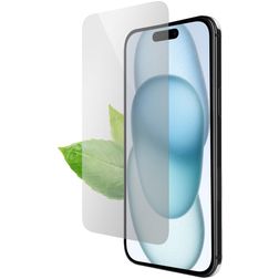Mobiparts Recycled iPhone 15 Härdat glas Skärmskydd - Skalvänligt