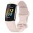 Mobigear Sport Dual Silicone Fitbit Charge 5 Strap Push closure - Sand Pink