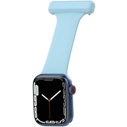 Mobigear Clip Sygeplejerskeur Apple Watch Urrem Sikkerhedsnål - 49/46/45/44 mm - Babyblå