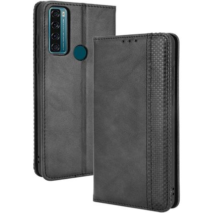 Mobigear Sensation TCL 20 SE Etui z klapką typu portfel - Czarny