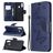 Mobigear Butterfly Samsung Galaxy A20s Funda tipo libro Cartera - Azul oscuro