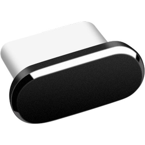 Mobigear Essentials Aluminum Anti Dust Plug - USB-C - Black (2-Pack)