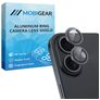 Mobigear Single Lens iPhone 17 Härdat glas Kameralinsskydd - Skalvänligt - Svart
