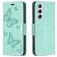 Mobigear Butterfly Samsung Galaxy S23 Cover a libro portafoglio - Verde
