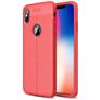 Mobigear Luxury iPhone XS Max Elastyczne TPU Etui plecki - Czerwony