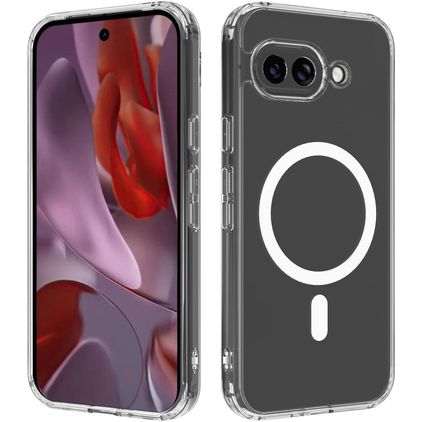 Mobigear Crystal Transparentní Google Pixel 9a MagSafe Tvrdý plast Zadní kryt - Průhledná