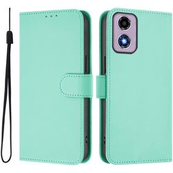 Mobigear Urban Wallet Motorola Moto G04 Pungetui med Seddelrum - Mintgrøn