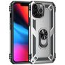 Mobigear Armor Ring iPhone 13 Pro Hard Case Back cover Shockproof with Ring Holder - Silver