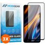 Mobigear Premium POCO X4 GT Cristal templado Protector de pantalla - Compatible con fundas - Negro (pack de 3)