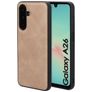 Mobiparts Classic Samsung Galaxy A26 MagSafe TPU / Konstläder Skal - Moonstone Beige