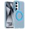 Mobigear Shockproof Samsung Galaxy S24 FE MagSafe Hardcase Back cover - Blu