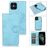 Mobigear Wallet iPhone 12 Pro Case Detachable 2-in-1 Wallet Case Wallet - Baby Blue