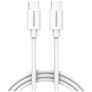 Mobilize USB-C til USB-C Kabel 1 m - Hvid