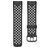 Mobigear Sport Plus Buckle Silicone Fitbit Charge 5 Strap Buckle closure - Black