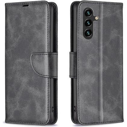 Mobigear Excellent Samsung Galaxy S25 FE Pungetui med Seddelrum - Sort