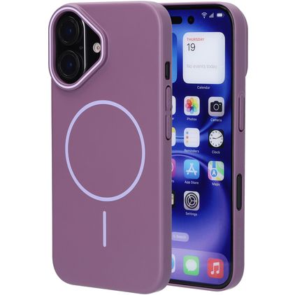 Mobiparts Slim Line iPhone 16 MagSafe Hårdt Bagsidecover - Imperial Purple