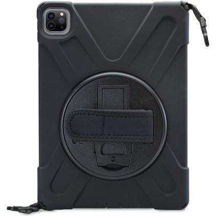 Xccess Survivor All-round iPad Pro 12,9 polegadas (2018) Capa Plástico rígido / Silicone Capa traseira + Alça de ombro + Suporte - Preto