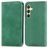 Mobigear Retro Slim Samsung Galaxy S25 Wallet case - Green
