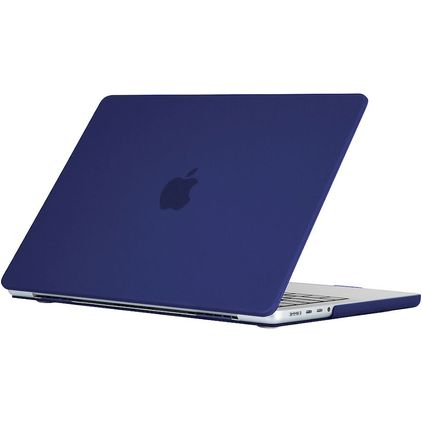 Mobigear Matte MacBook Pro 16 polegadas (2021-2026) Capa rígida para MacBook - Azul marinho - Modelo A2485 / A2780 / A2991 / A3186 / A3428 / A3429