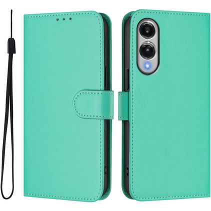 Mobigear Urban Wallet Samsung Galaxy S25 Edge Funda tipo libro Cartera - Verde