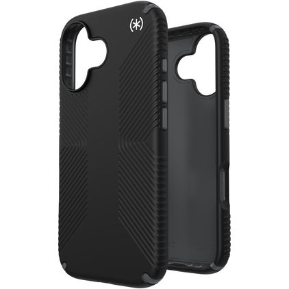 Speck Presidio2 Grip iPhone 17 Hårdt Bagsidecover Stødsikkert - Sort