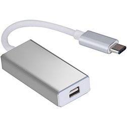 Mobigear Adaptador USB-C para Mini DisplayPort - Prateado