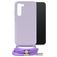 Mobilize Lanyard Gelly Samsung Galaxy S23 Plus TPU flessibile Cover con cordino - Pastel Purple