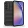 Mobigear Bumpy Samsung Galaxy A35 TPU flexível Capa traseira - Preto
