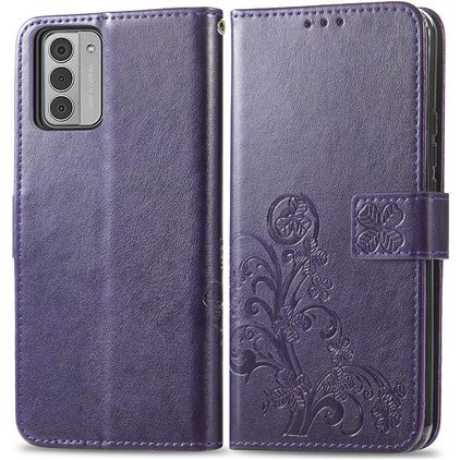 Mobigear Clover Nokia G42 Cover a libro portafoglio - Viola
