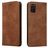 Mobigear Retro Slim Samsung Galaxy S20 Knížkové pouzdro Peněženka - Hnědá