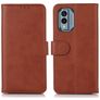 Mobigear Wallet Nokia X30 Pungetui med Seddelrum - Brun