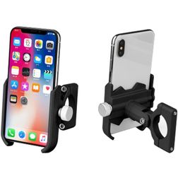 Mobigear AluGrip Phone Bike / Motor Mount Handlebar Mount Clamp Universal - Black