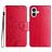 Mobigear Flowers iPhone 16 Plus Cover a libro portafoglio - Rosso