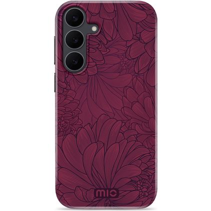 MIO Samsung Galaxy S26 FE MagSafe Plástico rígido Capa traseira - Berry Blooms