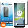 Mobigear Premium Motorola Moto E13 Panssarilasi Näytönsuoja - Suojakuoren kanssa yhteensopiva - Musta (2 kpl)
