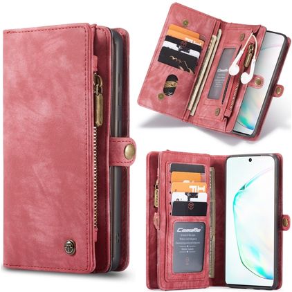 CaseMe 008 Samsung Galaxy S20 Plus Case Detachable 2-in-1 Wallet Case Wallet - Red