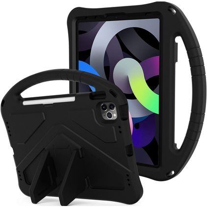 Mobigear AeroArmor iPad 11 (2025) Kids Tablet Case with Handle + Stylus Holder - Black