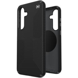 Speck Presidio2 Grip Magnet Samsung Galaxy S25 Plus MagSafe Fodral Hårdplast Skal Stötsäkert - Svart