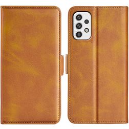 Mobigear Slim Magnet Samsung Galaxy A23 Funda tipo libro Cartera - Coñac