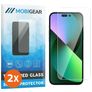 Mobigear iPhone 14 Plus Tempered Glass Screen Protector - Case Friendly (2-Pack)