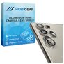 Mobigear Single Samsung Galaxy S24 Ultra Cristal templado Protector de lente de cámara - Compatible con fundas - Gris