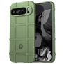 Mobigear Rugged Shield Google Pixel 9 Pro Fleksibel TPU Bagsidecover Stødsikkert - Grøn
