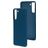 Mobiparts Samsung Galaxy S21 Plus Silicone Back cover - Blueberry Blue