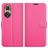 Mobigear Classic HONOR 50 Lompakkokotelo + Setelitasku - Magenta